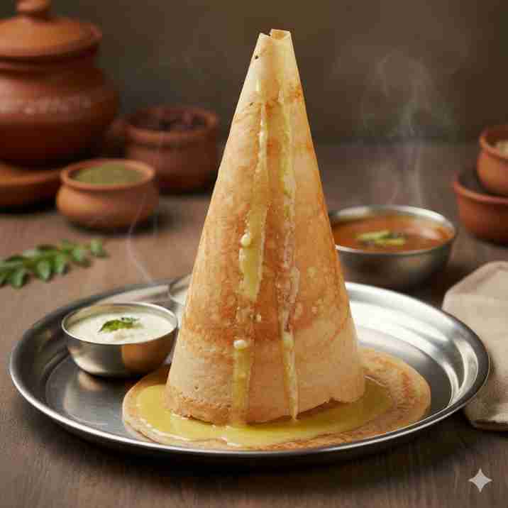 Paper Butter Plain Dosa